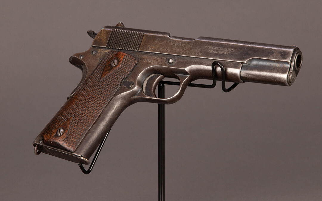M1911 pistol belonging to First Lieutenant Edgar N. Coffey, Jr.