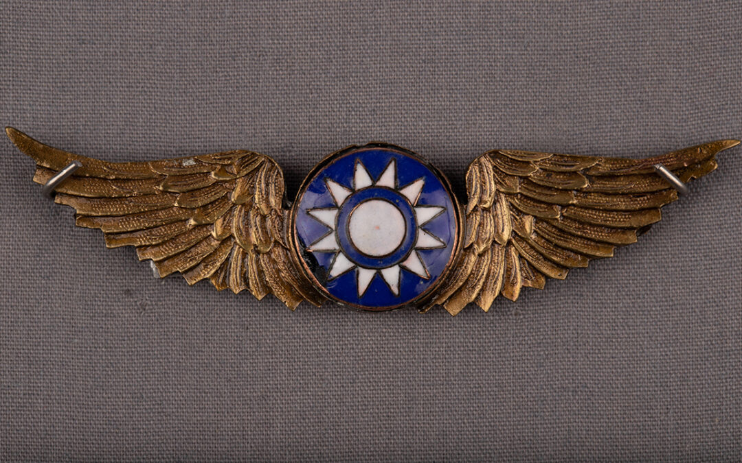 Nationalist Chinese Air Force Pilot Badge belonging to Wendell D. Lack
