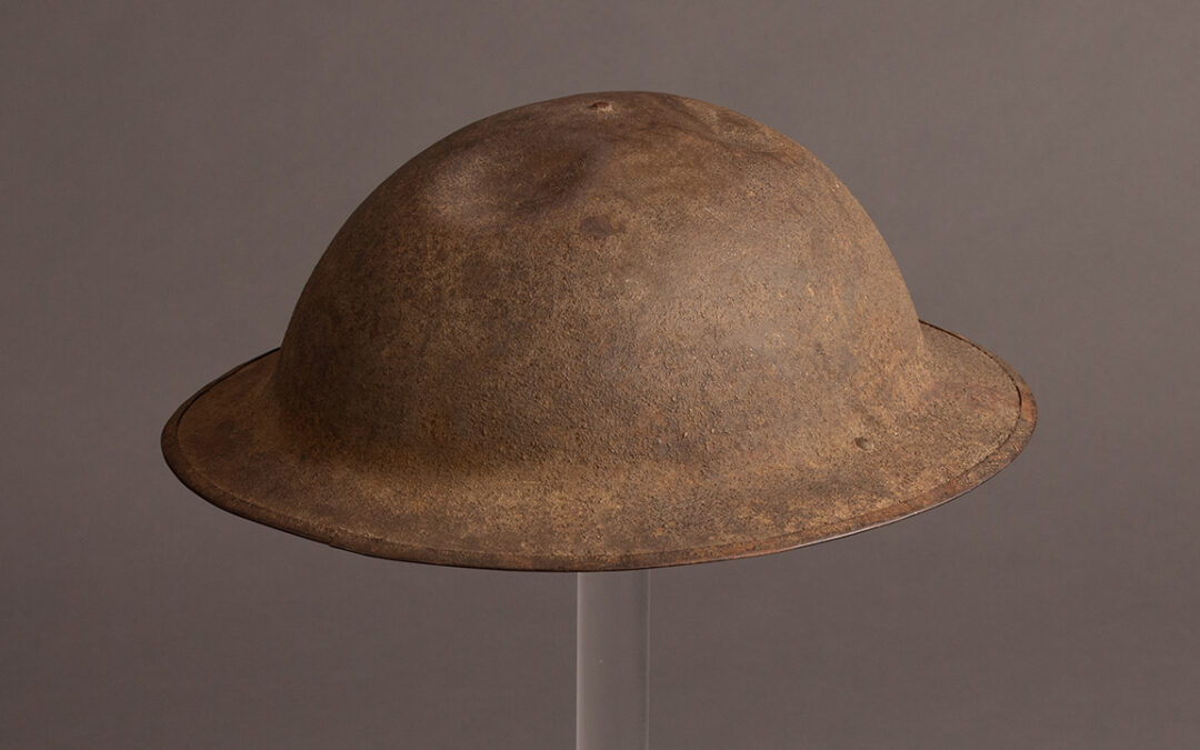 M1917 helmet worn by Henry Jetton Tudury